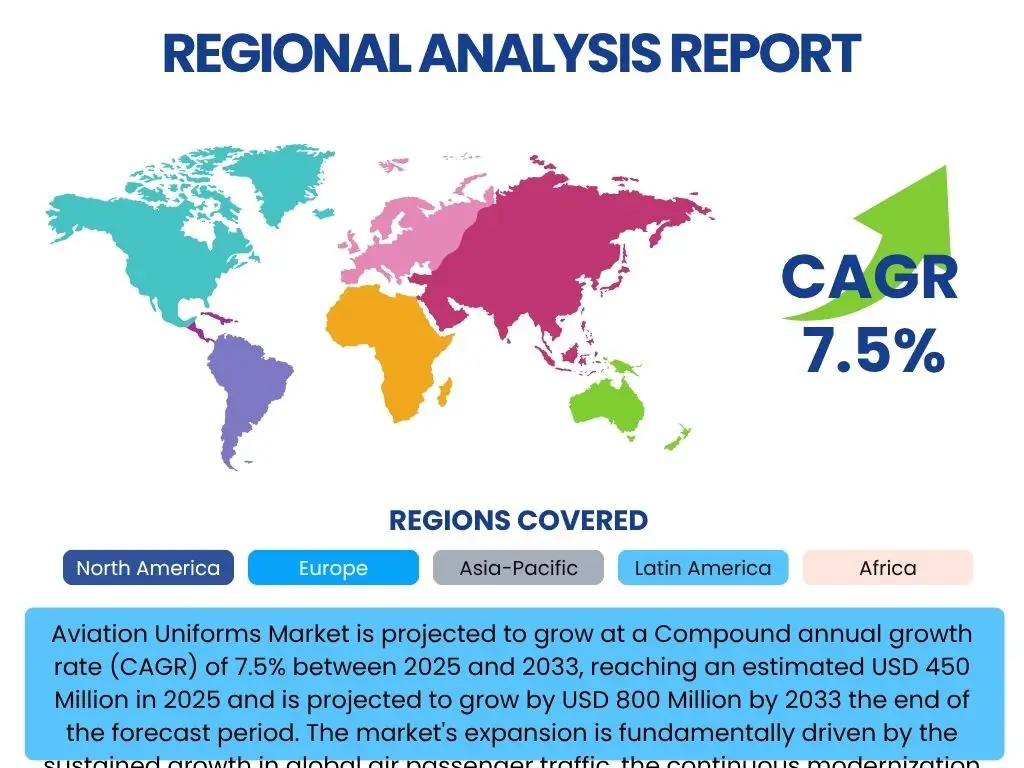 Aviation Uniforms Market By Region
