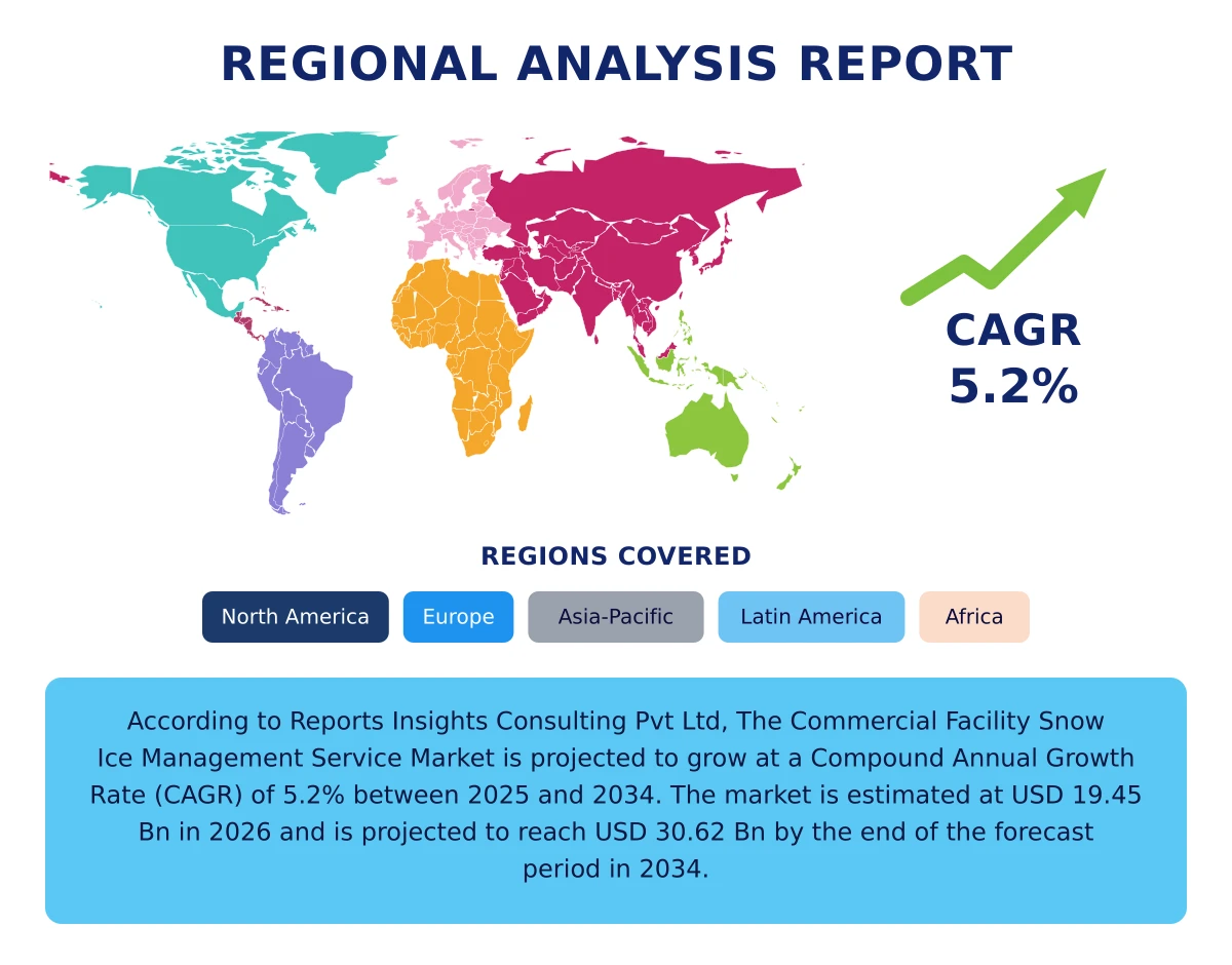 Commercial Facility Snow Ice Management Service Market By Region