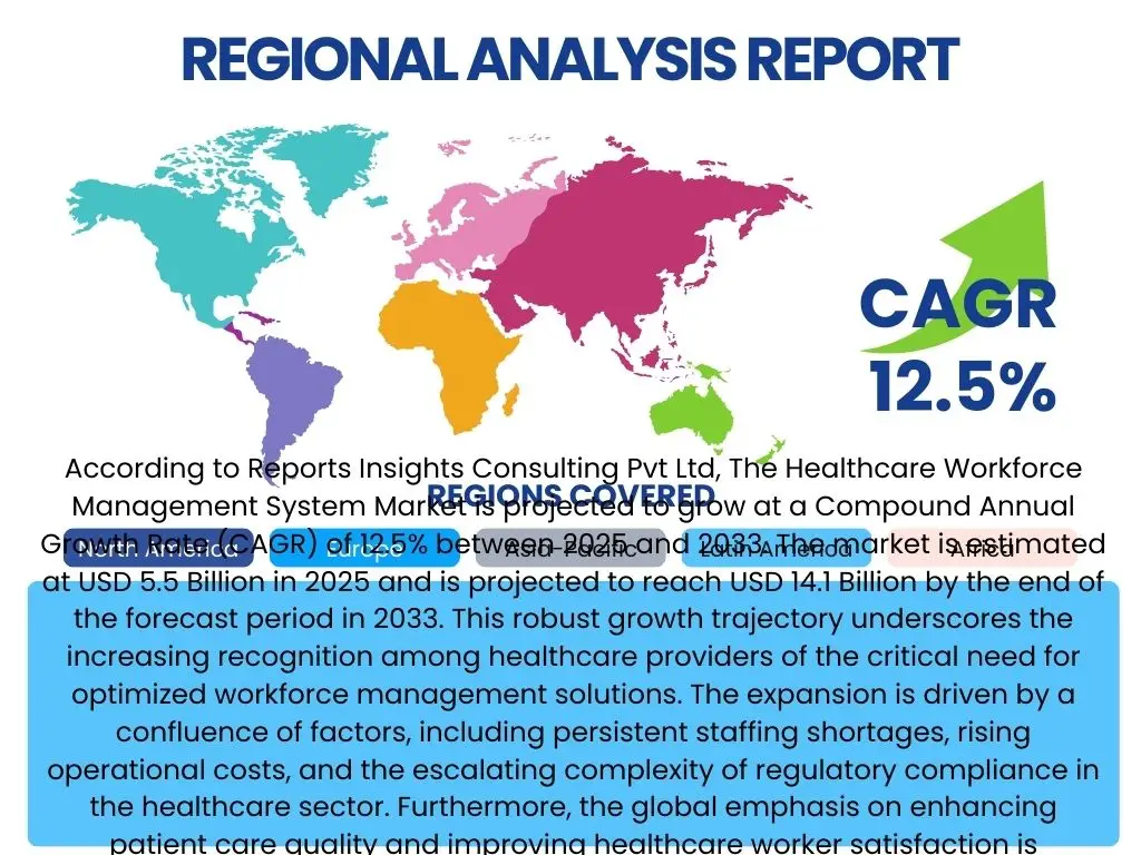 Healthcare Workforce Management System Market By Region
