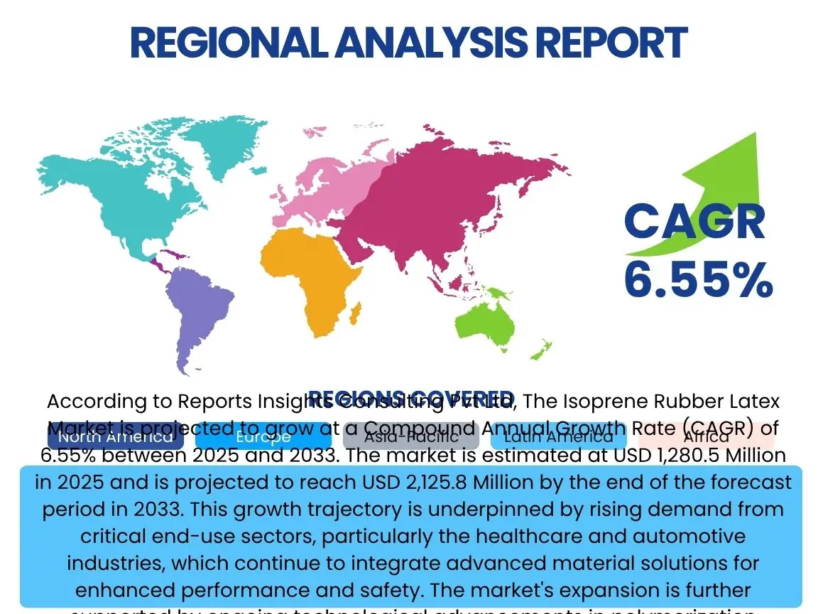 Isoprene Rubber Latex Market By Region