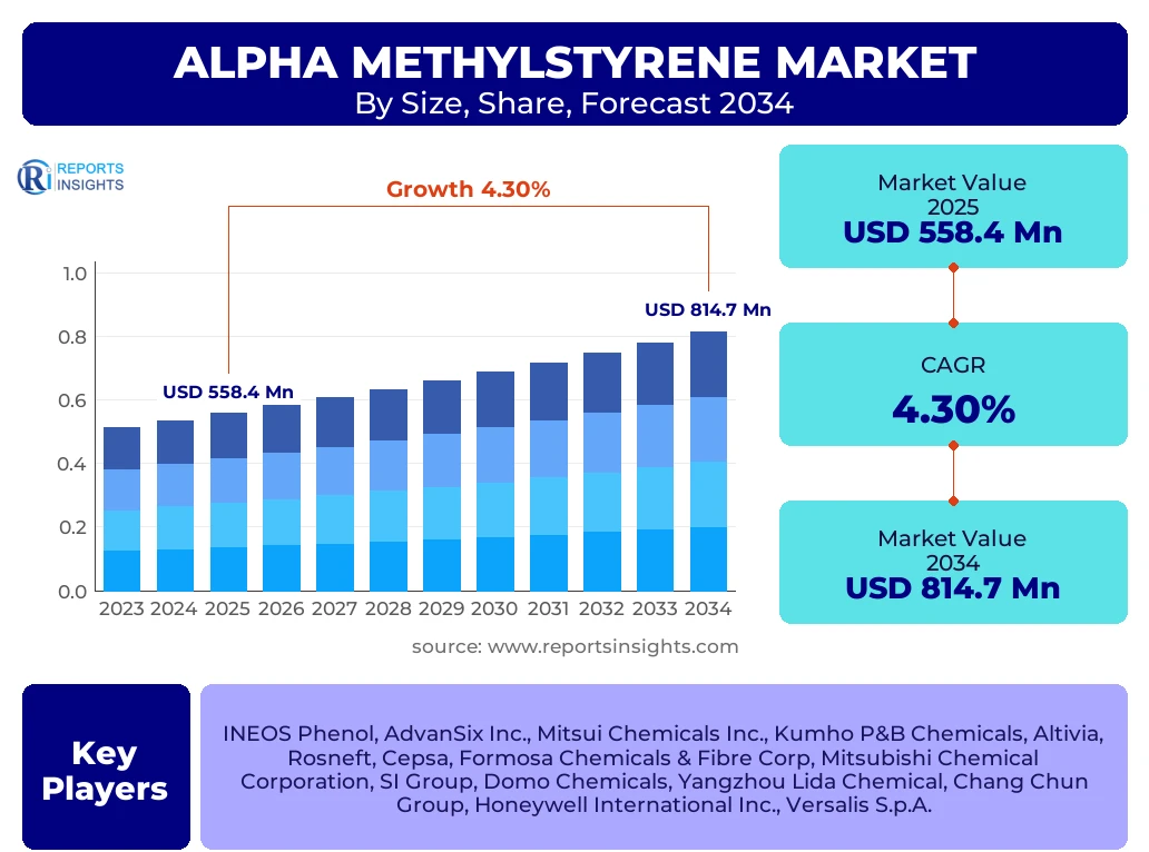 Alpha Methylstyrene Market